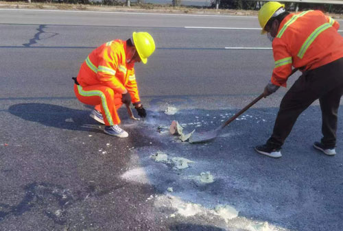 盘龙公路下沉注浆加固